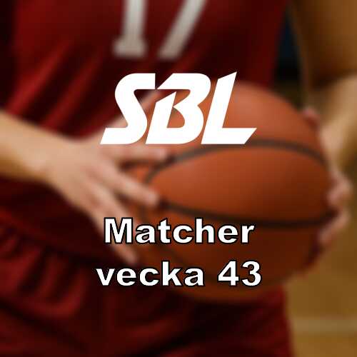 Vecka 43 i basketligan damer omgang 1 med nyckelmoten