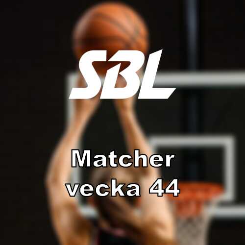 Vecka 44 i basketligan damer lulea alvik oppnar aik hogsbo foljer