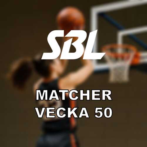 Basketligan damer vecka 50 full omgang och viktiga lagen