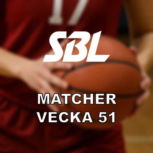Basketligan damer vecka 51 atta matcher och viktiga poang i omgang 1