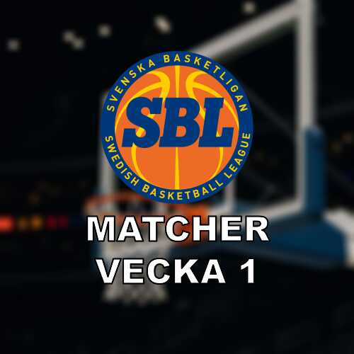 Basketligan vecka 1 omgang 16 17 med tajta streckmatcher