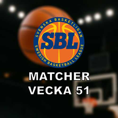 Basketligan vecka 51 omgang 14 och 15 med tajta lagen i tabellen