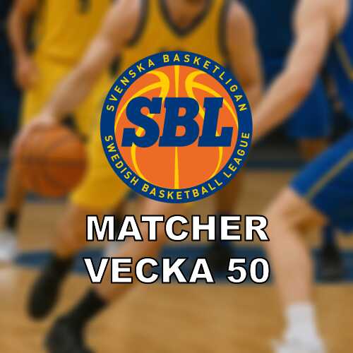 Vecka 50 i basketligan herrar full omgang runt slutspelsstrecket