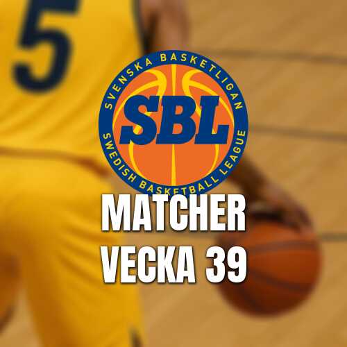Basketligan herr i vecka 39 premiarnerver och ett tidigt derby i uppsala