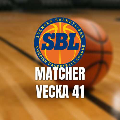 Vecka 41 i basketligan med tidig seriefinal i norrkoping
